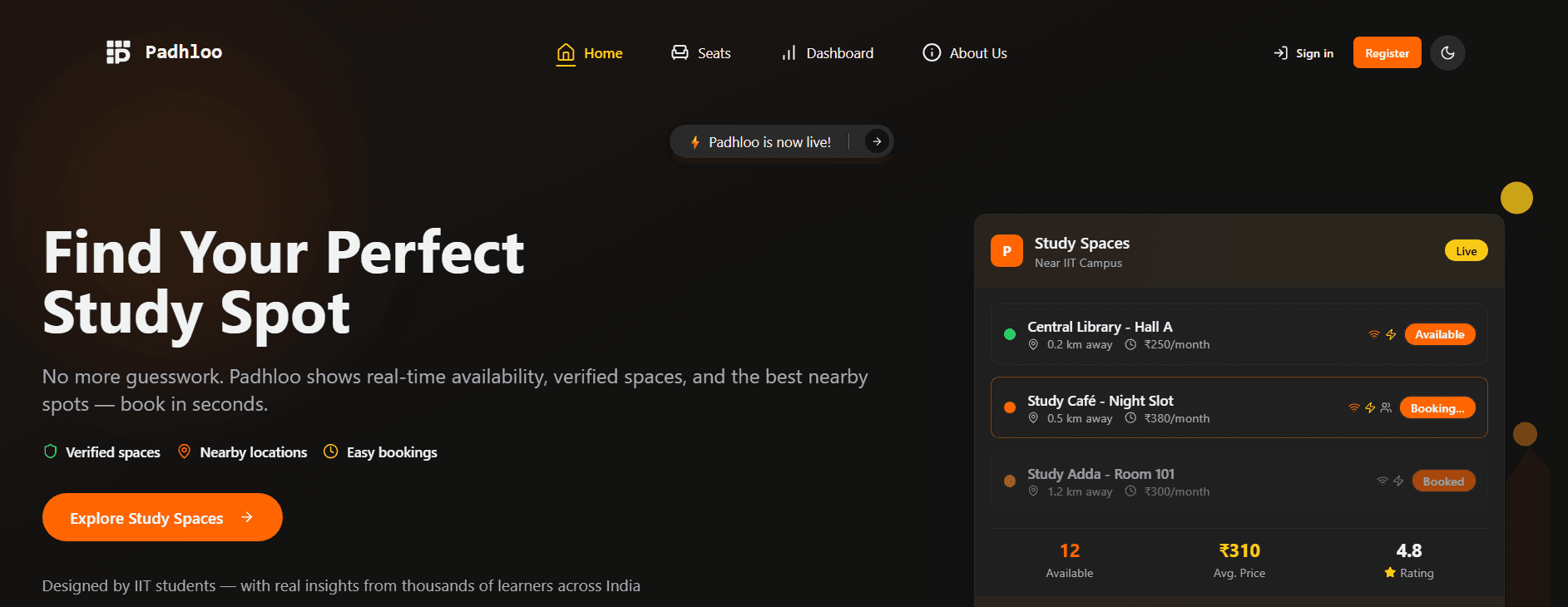 Padhloo interface
